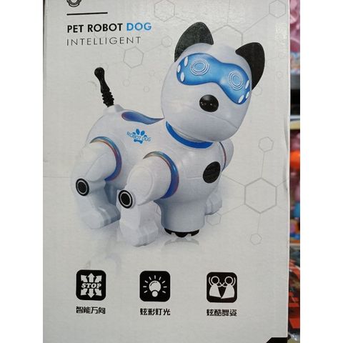 2629-T10B Hộp đồ chơi Chú chó ROBOT điều khiển, có nhạc và đèn phát sáng (tặng kèm pin)