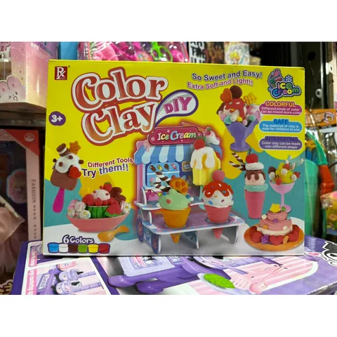 Hộp Đồ Chơi Đất Nặn Làm Kem ICE CREAM - Bộ Chơi Sáng Tạo Phát Triển Kỹ Năng Cho Bé, Quà Tặng Ý Nghĩa