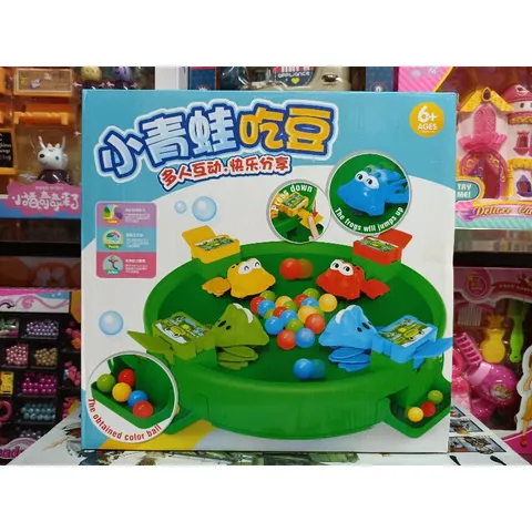 Hộp Đồ Chơi 4 Chú Ếch Tranh Giành Bóng Vui Nhộn - Phát Triển Kỹ Năng và Sáng Tạo Cho Trẻ Em 31x31x7cm