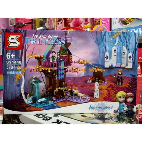 Bộ Xếp Hình Lắp Ghép Nữ Hoàng Băng Giá ICE AND SNOW PRINCESS - 378 Mảnh Ghép Màu Sắc Kích Thích Tưởng Tượng Trẻ Em