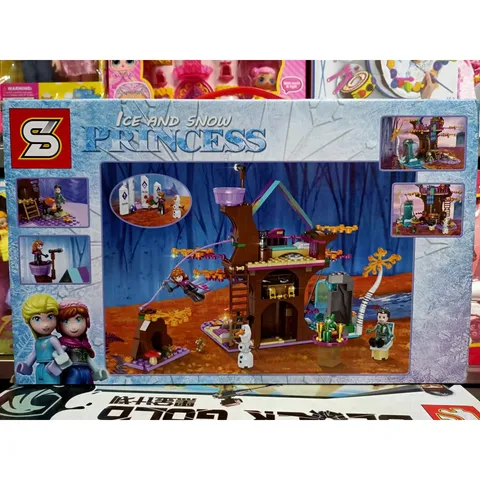 Bộ Xếp Hình Lắp Ghép Nữ Hoàng Băng Giá ICE AND SNOW PRINCESS - 378 Mảnh Ghép Màu Sắc Kích Thích Tưởng Tượng Trẻ Em