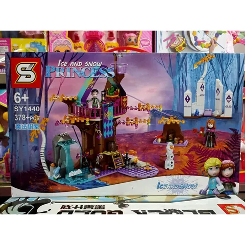 Bộ Xếp Hình Lắp Ghép Nữ Hoàng Băng Giá ICE AND SNOW PRINCESS - 378 Mảnh Ghép Màu Sắc Kích Thích Tưởng Tượng Trẻ Em
