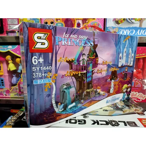 Bộ Xếp Hình Lắp Ghép Nữ Hoàng Băng Giá ICE AND SNOW PRINCESS - 378 Mảnh Ghép Màu Sắc Kích Thích Tưởng Tượng Trẻ Em