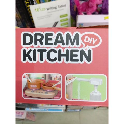 Mã 65T-4 # Hộp tủ bếp nấu ăn HOME KITCHEN có nhạc và đèn phát sáng (tặng kèm pin)