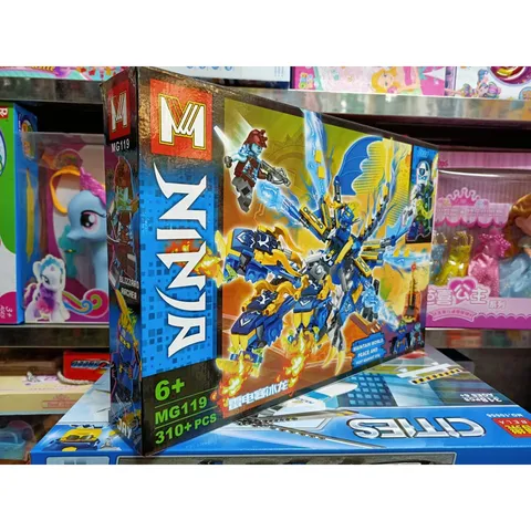 MG119 Xếp hình lắp ghép lê gô NINJA Rồng 2 đầu