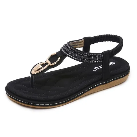 Dép Nữ, Sandal Nữ Hãng Siketu Da Mềm Êm Gót 3Cm Đi Học Đi Làm Đi Chơi