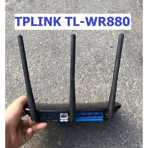 Bộ phát Wifi TPLink TL-WR880/TL-WR881/TL-890N 3 Râu Xuyên Tường - Tốc độ 450Mbps - Phụ kiện giá rẻ đã qua sử dụng