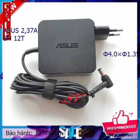 Sạc Laptop ASUS Zin 2.37A - Chất Lượng Cao, Ổn Định, Bảo Hành 12 Tháng - Sạc Thay Thế Đảm Bảo An Toàn
