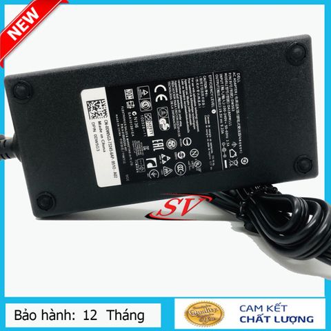 Sạc Laptop DELL 9,23A Chính Hãng 180W - Sạc ZIN Chân Kim To + Dây Nguồn Volex 1.2m - Bảo Hành 12 Tháng