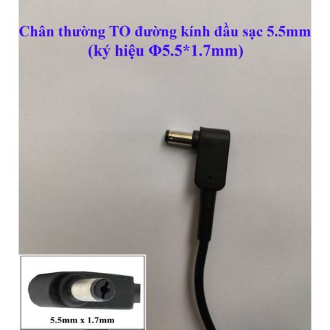 Sạc Laptop Acer 19V 2.37A 45W & 19V 3.42A 65W Chân To Φ5.5*1.7mm - Chính Hãng, Bảo Hành 12 Tháng