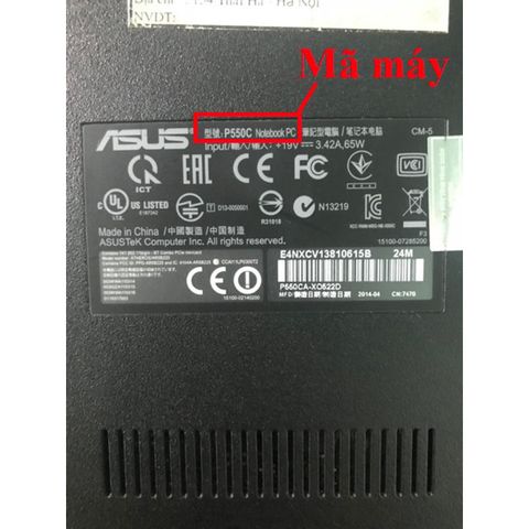 Sạc Laptop ASUS 19V 3.42A 65W Vuông ZIN Chân Thường Đường Kính 5.5mm - Phù Hợp Nhiều Mẫu X451, X550, K45A, F451