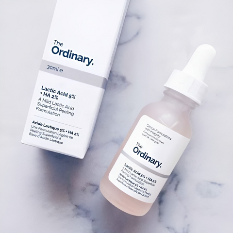 Serum Tẩy Da Nhạy Cảm The Ordinary Lactic Acid 5% + HA 2% 30ml - Giúp Làm Sáng và Cải Thiện Kết Cấu Da Mềm Mại