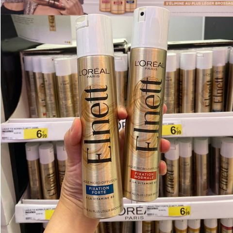 Xịt Giữ Nếp Tóc L'Oréal Paris Elnett Satin Extra - Định Hình Tóc Bồng Bềnh Tự Nhiên, Cung Cấp Độ Ẩm, Dùng Cho Tóc Mỏng, Dày, Xoăn