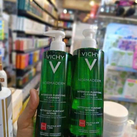 Gel Rửa Mặt Vichy Normaderm 400ml - Sữa Rửa Mặt Cho Da Dầu Mụn, Làm Sạch Sâu, Giảm Mụn Hiệu Quả, Sản Phẩm Chất Lượng Cao