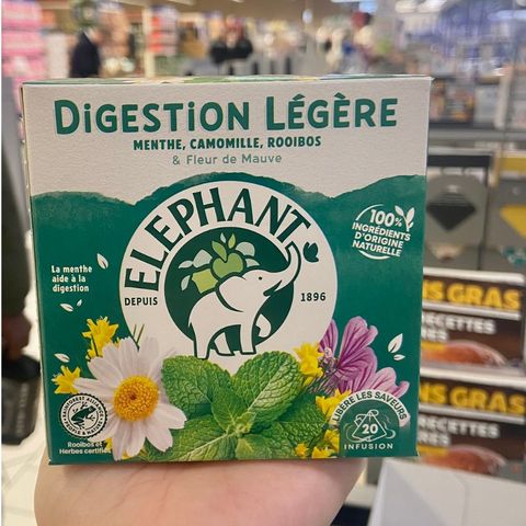 Trà Elephant Pháp - Hỗ Trợ Ngủ Ngon, Thư Giãn, Tiêu Hóa & Detox Cơ Thể - Sản Phẩm Thảo Mộc Hàng Đầu Từ Nước Pháp