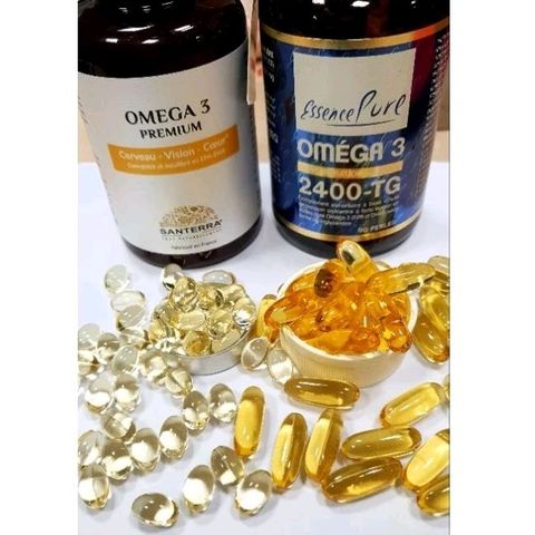 Viên Dầu Cá Omega 3 2400TG Essence Pure - Hỗ Trợ Bảo Vệ Não Bộ, Tăng Cường Trí Nhớ, Ngăn Ngừa Mỡ Máu, Chất Lượng Cao Từ Pháp