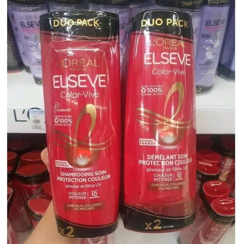 Dầu Gội L'Oreal Elseve Color Vive 500ml - Bảo Vệ Màu Tóc Nhuộm, Dưỡng Ẩm, Phục Hồi Độ Bóng Hàng Nội Địa Pháp