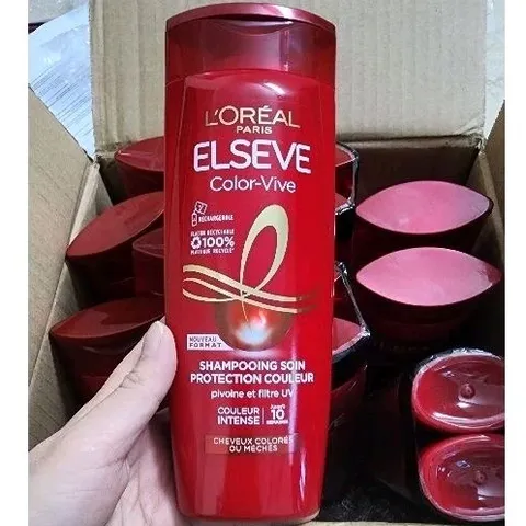 Dầu Gội L'Oreal Elseve Color Vive 500ml - Bảo Vệ Màu Tóc Nhuộm, Dưỡng Ẩm, Phục Hồi Độ Bóng Hàng Nội Địa Pháp