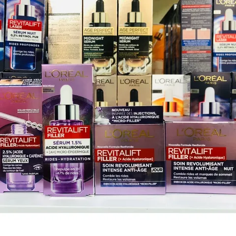 Set Kem Dưỡng Da Loreal Revitalift Filler Ngày Đêm Cho Da Tuổi 40+ - Giảm Nếp Nhăn, Dưỡng Ẩm, Căng Mướt, Trẻ Trung