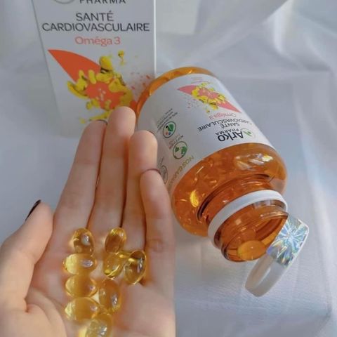 Viên Omega 3 Arkopharma Pháp - Hỗ trợ bổ não, tim mạch, phát triển trí tuệ cho phụ nữ mang thai và trẻ nhỏ - Set 2 hộp 180v + 60v