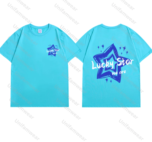 Áo Thun Nhóm LuckyStar Cotton 100% - Đồng Phục Team Building Thoáng Mát, Năng Động Cho Sự Kiện Ngoài Trời và Du Lịch