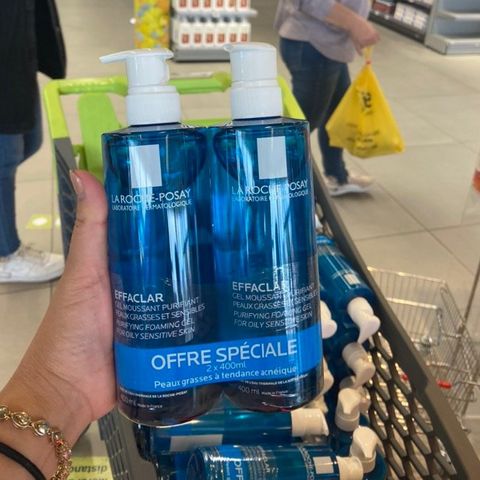 Sữa Rửa Mặt La Roche-Posay Effaclar 400ml - Dành Cho Da Dầu Mụn Nhạy Cảm, Chăm Sóc Da Hiệu Quả, Sạch Sâu Dịu Nhẹ