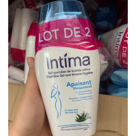 Dung dịch vệ sinh phụ nữ Intima Pháp - Chăm sóc vùng kín tự nhiên, an toàn, pH 5.5 - Hỗ trợ vệ sinh hàng ngày và sau sinh 200ml