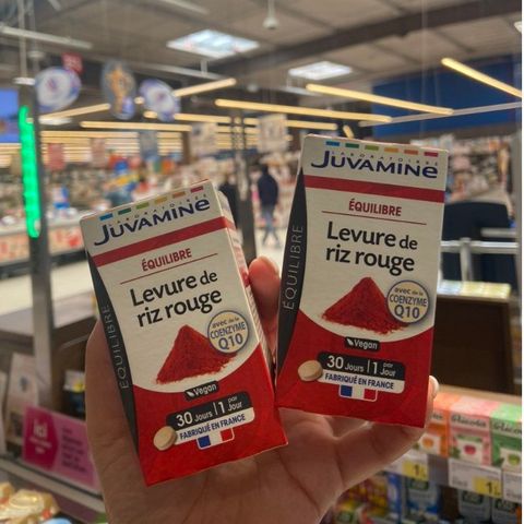 Viên Uống Giảm Cholesterol Mỡ Máu Levure de Riz Rouge Juvemine - Giải Pháp Tự Nhiên Cho Sức Khỏe Tim Mạch