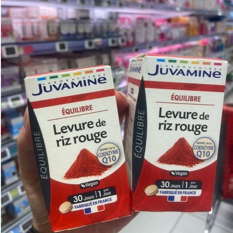 Viên Uống Giảm Cholesterol Mỡ Máu Levure de Riz Rouge Juvemine - Giải Pháp Tự Nhiên Cho Sức Khỏe Tim Mạch