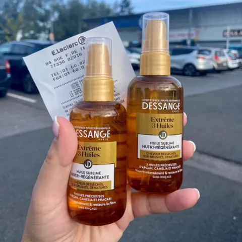 Dầu Dưỡng Tóc Dessange Extreme 3 Huiles Pháp - Phục Hồi Tóc Hư Tổn, Thơm Ngát Như Nước Hoa 100ml