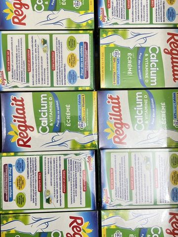 Sữa Canxi Regilait Pháp - Dinh Dưỡng Tăng Cường Xương Khớp với Vitamin D, 100% Sữa Bò Tươi, An Toàn Cho Cả Gia Đình