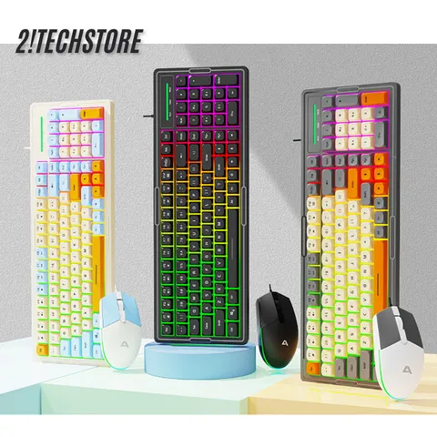Combo Chuột Bàn Phím Giả Cơ Asestek KM2000 Pro - LED RGB, Gaming Đỉnh Cao, Tương Thích Đa Nền Tảng, Dành Cho Game Thủ