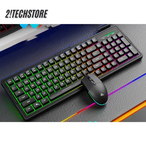 Combo Chuột Bàn Phím Giả Cơ Asestek KM2000 Pro - LED RGB, Gaming Đỉnh Cao, Tương Thích Đa Nền Tảng, Dành Cho Game Thủ