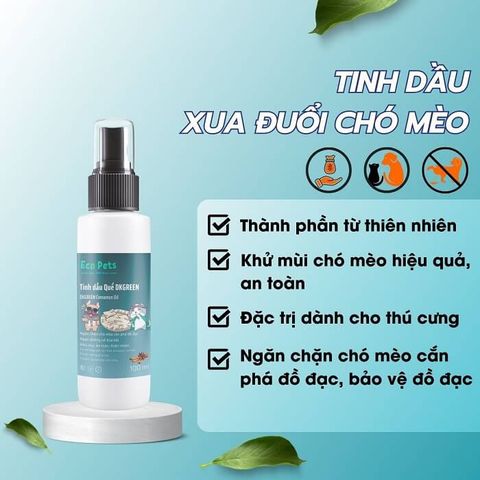 Tinh Dầu Xua Đuổi Chó Mèo DKGREEN - Giải Pháp An Toàn, Hiệu Quả Ngăn Chắn Thú Cưng Cắn Phá, Khử Mùi Tươi Mát Cho Ngôi Nhà