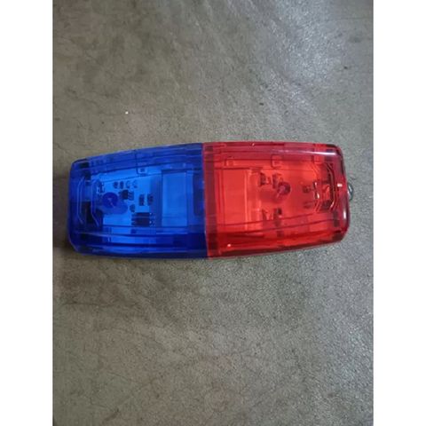 Đèn LED chớp nháy Xanh Đỏ khẩn cấp báo hiệu Đeo Vai gắn xe Có Thể Sạc