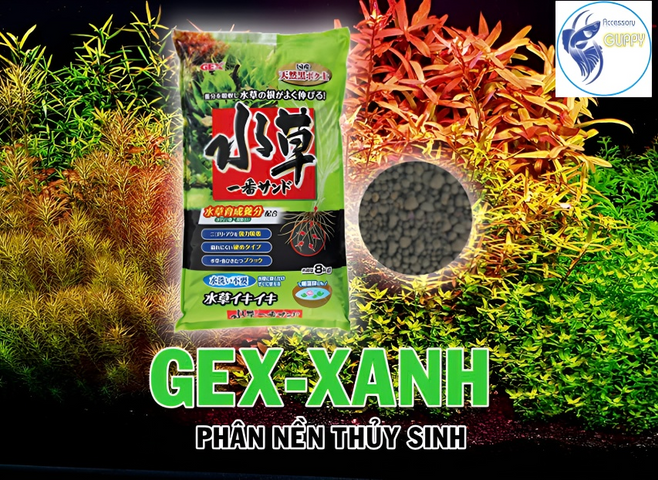 Phân Nền GEX Nhật Bản 1kg - Phân Nền Cao Cấp Đen Cho Bể Thủy Sinh, Bổ Sung Dinh Dưỡng Cho Cây Cảnh