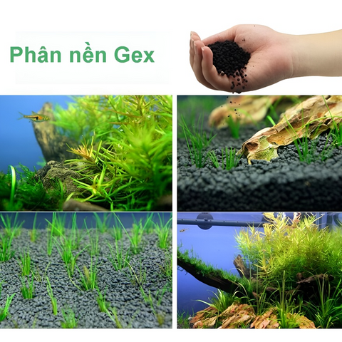 Phân Nền GEX Nhật Bản 1kg - Phân Nền Cao Cấp Đen Cho Bể Thủy Sinh, Bổ Sung Dinh Dưỡng Cho Cây Cảnh
