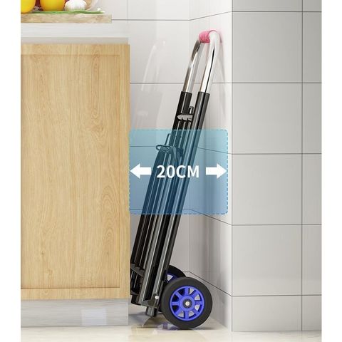 Xe kéo hàng Xe đẩy hàng 2 bánh gấp gọn nhập khẩu mới đa năng (Tặng dây chằng)