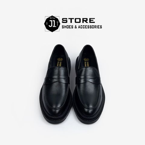 Giày Lười Nam Penny Loafer Luxury Da Bò Nappa J1 - Đế Cao Su Tăng Chiều Cao 4cm, Sang Trọng và Phong Cách