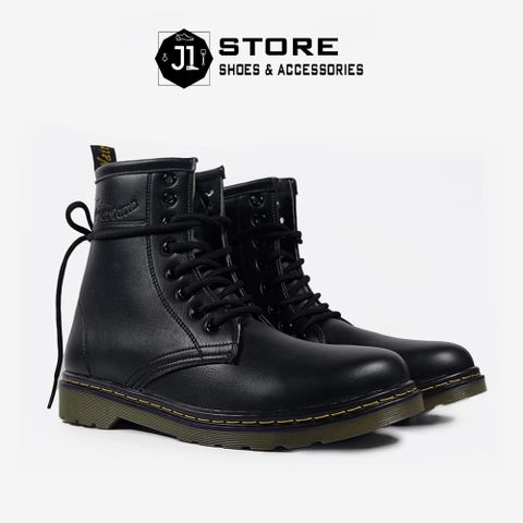 Giày Dr. Martens 1640 Original Da Tấm Cao Cấp - Boot Cao Cổ Buộc Dây Cho Nam Nữ Size 36-44, Đế Kẹp Chống Trượt, Phong Cách Thể Thao