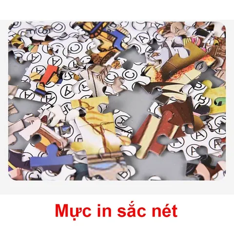 Tranh ghép xếp hình 1000 mảnh One Piece - Đồ chơi phát triển tư duy cho bé - Quà tặng nghệ thuật hoạt hình Team Mũ Rơm