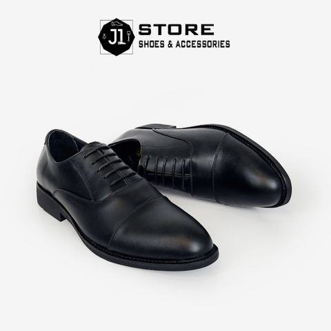 Giày Tây Công Sở Oxford Captoe Italia - Giày Nam Da Bò Nhập Khẩu, Đế Cao Su Khâu Viền, Thời Trang Hiện Đại, Phong Cách Sang Trọng