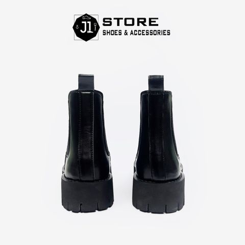 Giày Chelsea Boot Chunky SY1 J1 - Giày Nam Da Cao Cấp, Đế Tăng Chiều Cao 5cm, Phong Cách Cá Tính Thời Trang