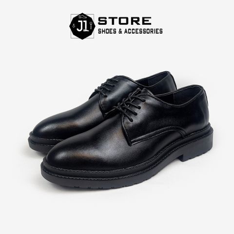 Giày Chunky Derby Nam Đế Cao 4cm Da Bò Nappa J1 - Sang Trọng, Lịch Lãm, Phong Cách Hiện Đại cho Quý Ông