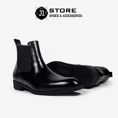 Giày Chelsea Boot Nam Mũi Nhọn Da Microfiber Classic - Đế Tăng Chiều Cao Thời Trang, Lịch Lãm và Thoải Mái