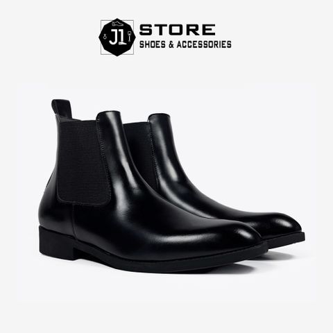 Giày Chelsea Boot Nam Mũi Nhọn Da Microfiber Classic - Đế Tăng Chiều Cao Thời Trang, Lịch Lãm và Thoải Mái