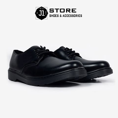 Giày Dr. Martens 1641 Full Black Cao Cấp - Giày Da Nam Nữ Tăng Chiều Cao Size 36-44, Phong Cách Oxford Thời Trang