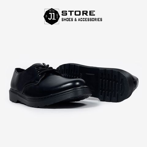 Giày Dr. Martens 1641 Full Black Cao Cấp - Giày Da Nam Nữ Tăng Chiều Cao Size 36-44, Phong Cách Oxford Thời Trang