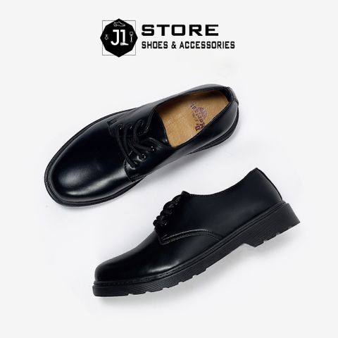 Giày Dr. Martens 1641 Full Black Cao Cấp - Giày Da Nam Nữ Tăng Chiều Cao Size 36-44, Phong Cách Oxford Thời Trang