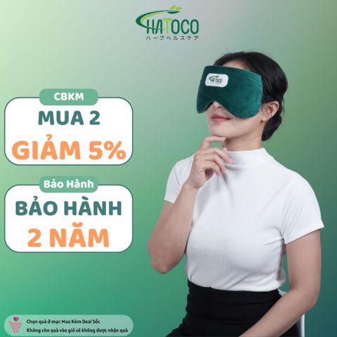 Túi Chườm Mắt Thảo Dược Hatoco - Giúp Thư Giãn, Ngủ Ngon, Chườm Nóng Bằng Lò Vi Sóng, Giảm Nhức Mỏi Mắt, Chăm Sóc Sức Khỏe Nhẹ Nhàng